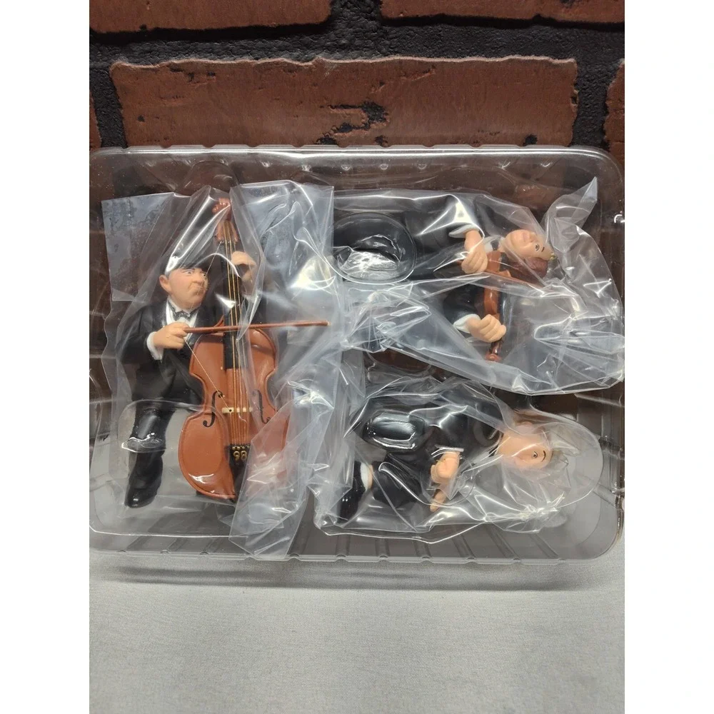 The Three Stooges Hallmark Christmas ornament 1988 instruments NEW open box